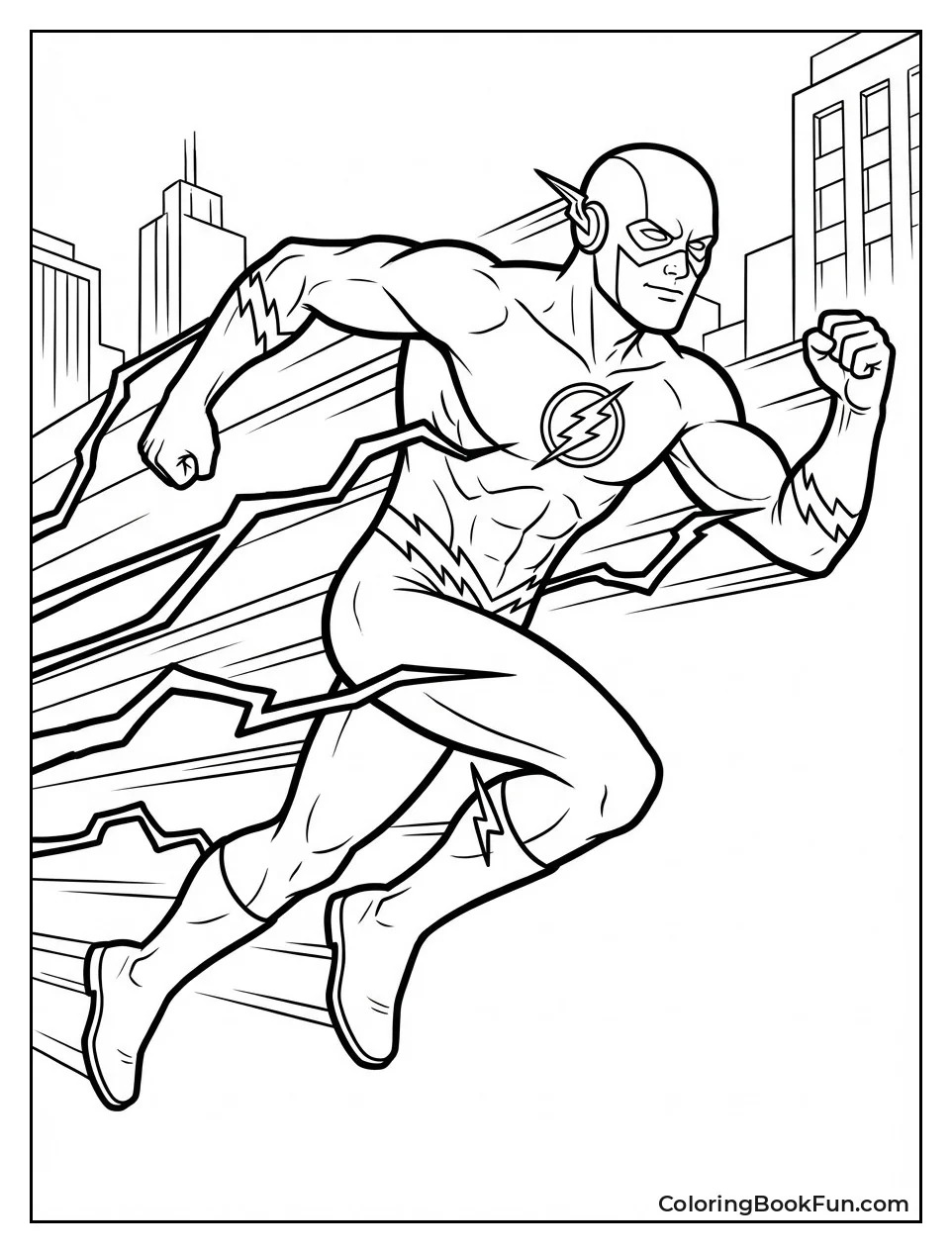 Flash Strikes Heroic Speed Pose