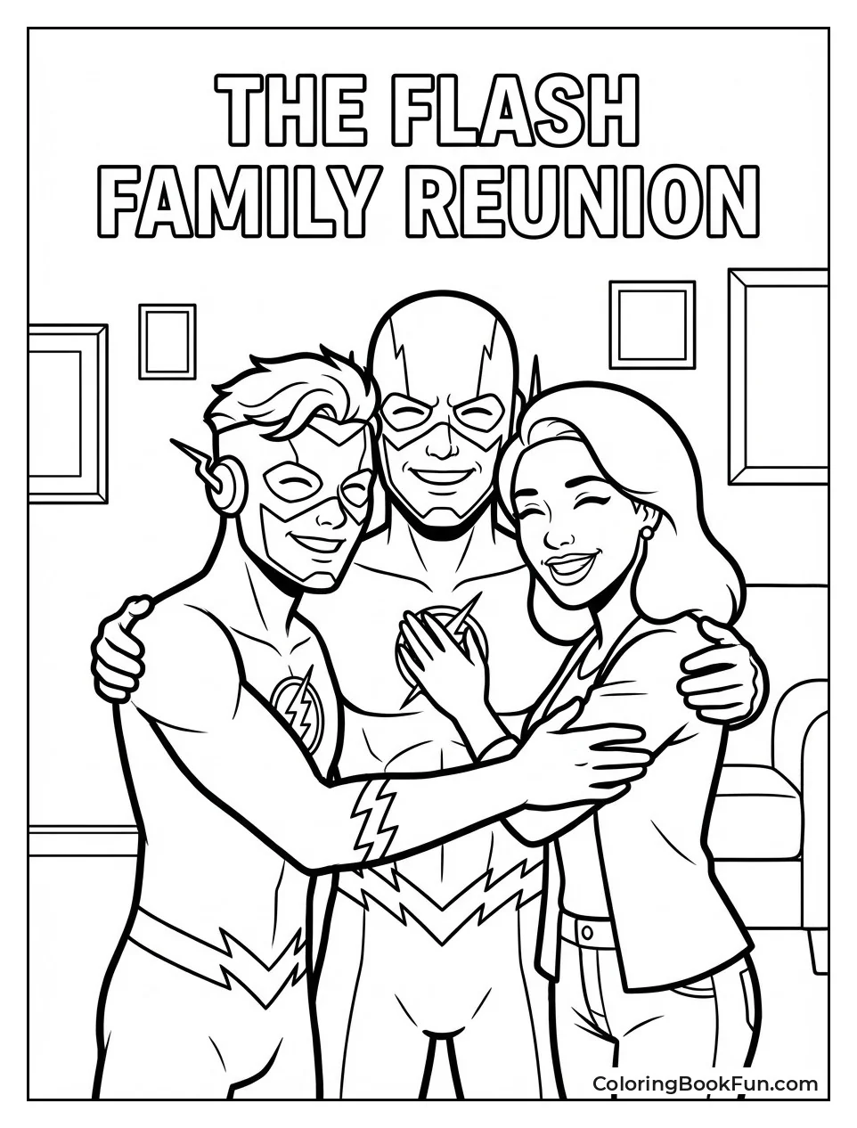 Wally Hugs Family Tightly