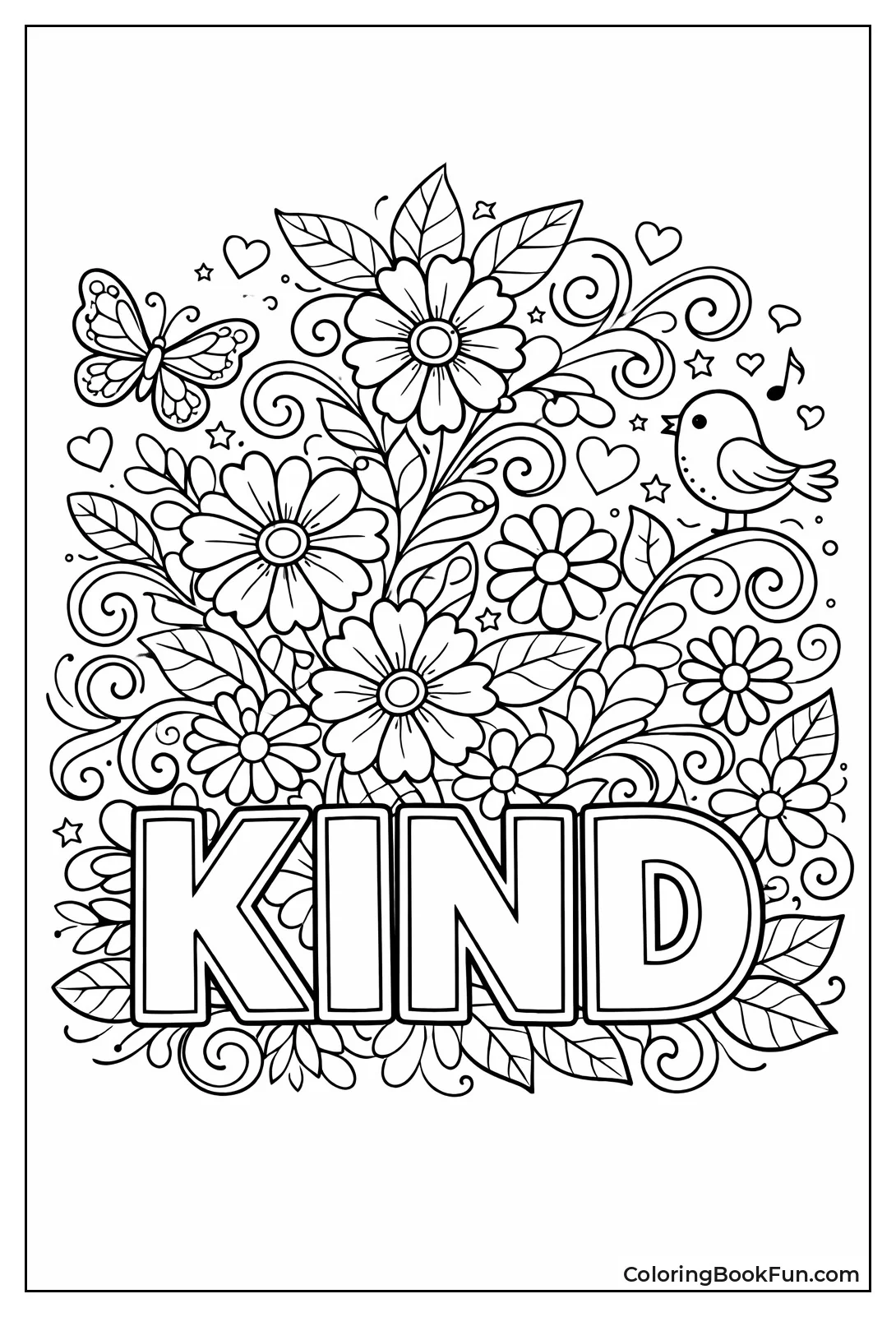Floral Kindness Mandala