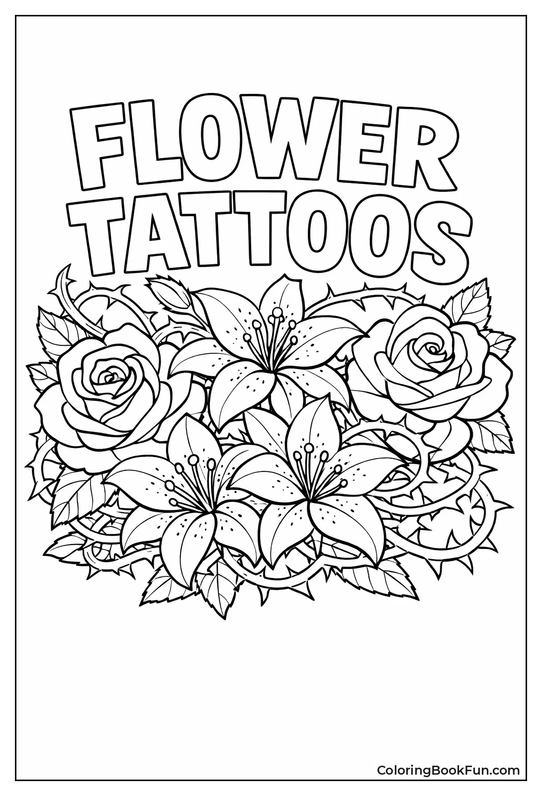 Thorny Roses and Lilies