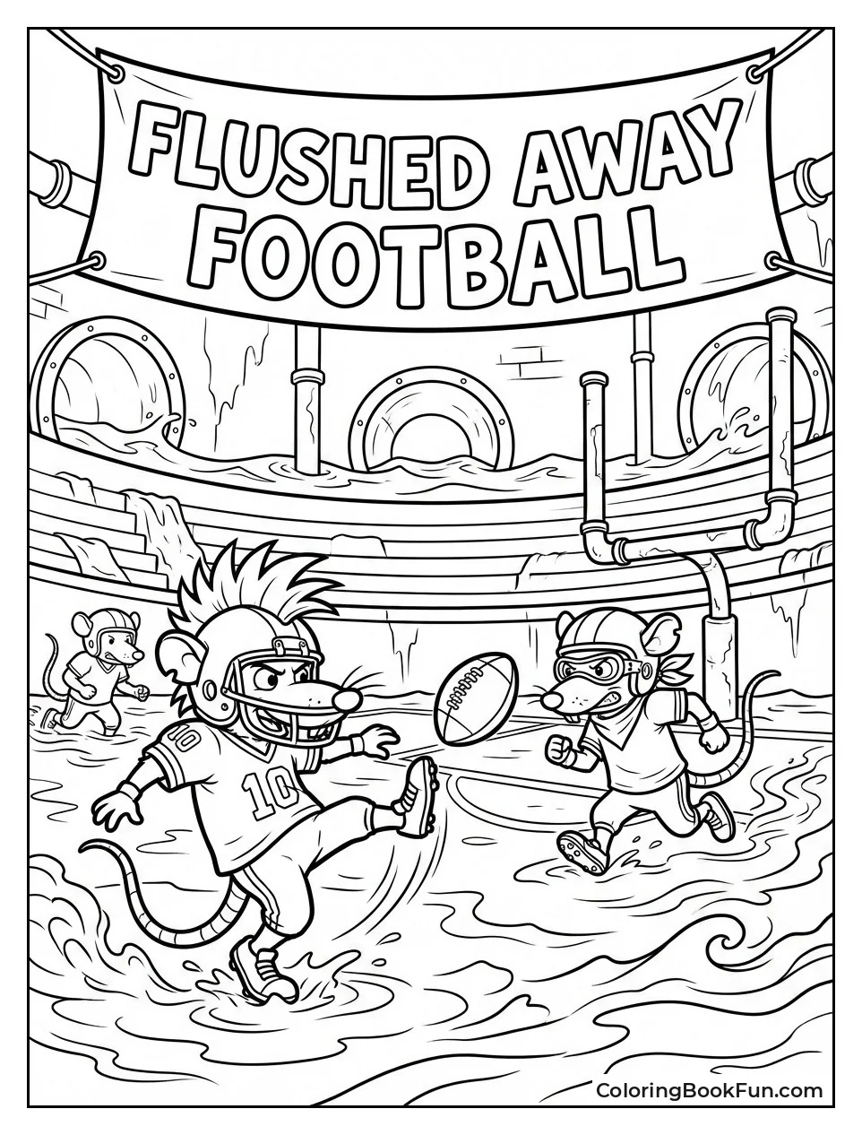 Flood Hits Football Game