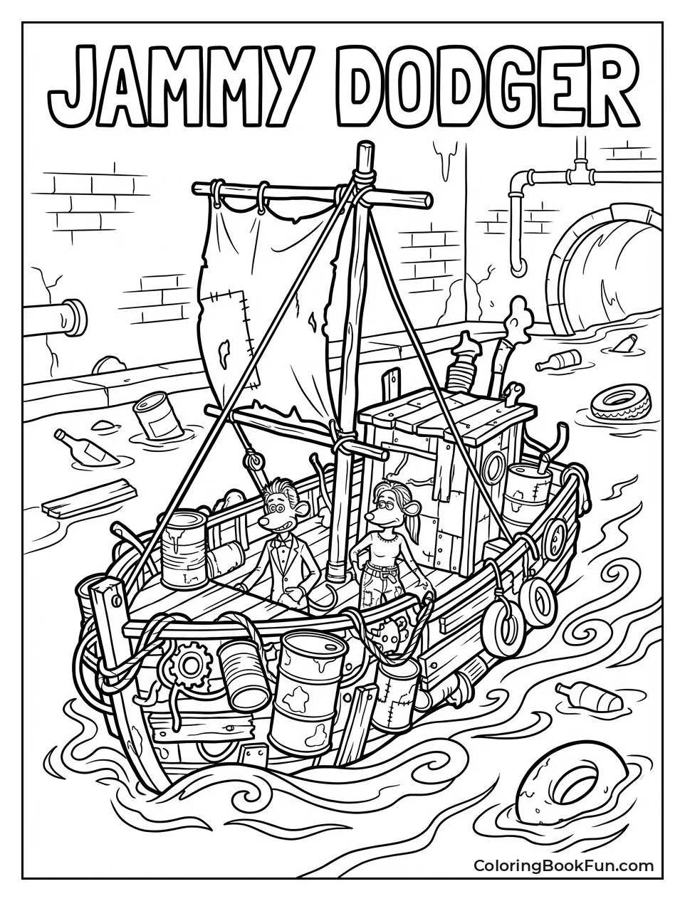 Jammy Dodger Sails Sewers