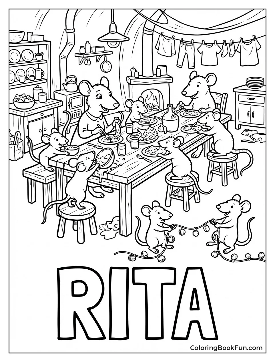 Malone Family Dinner Time