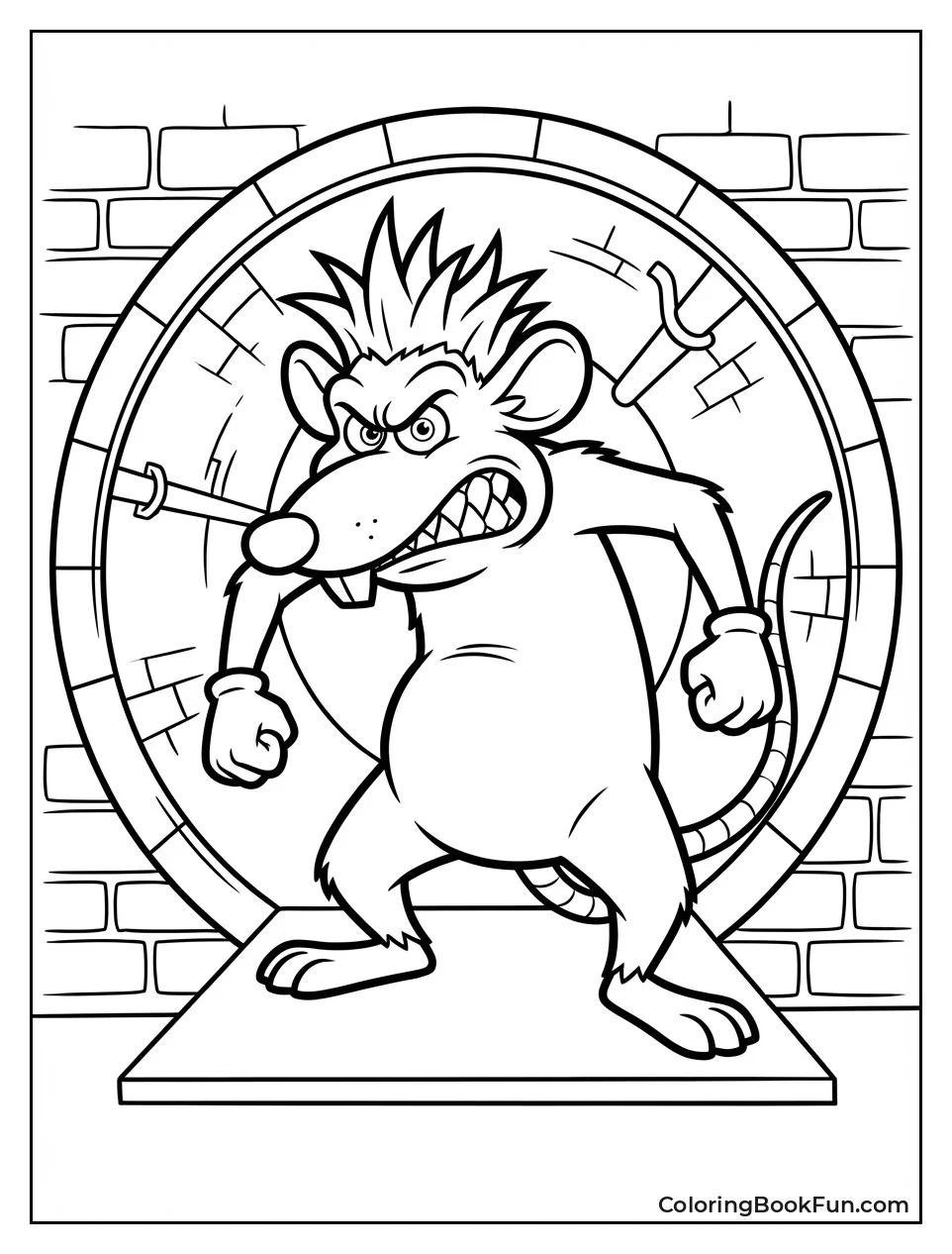 Menacing Spike Shows Teeth