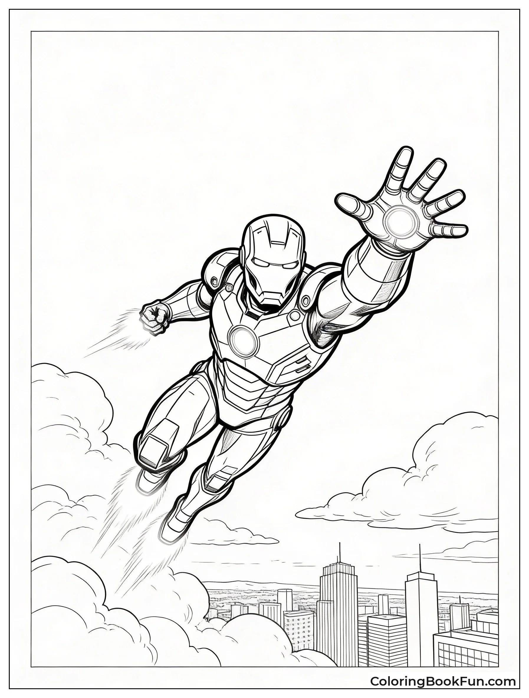 Flying Iron Man