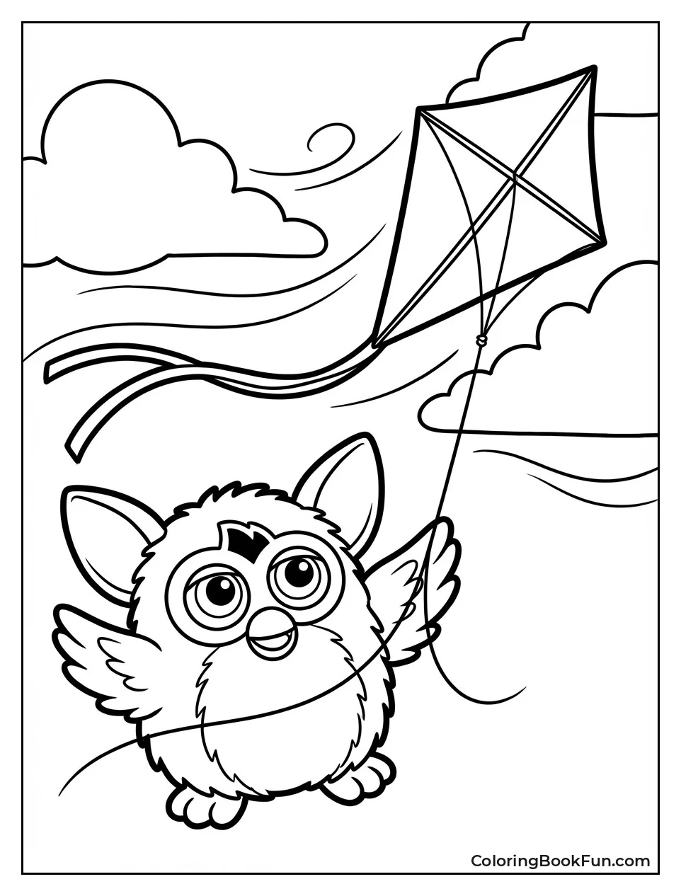 Furby Flying Big Kite