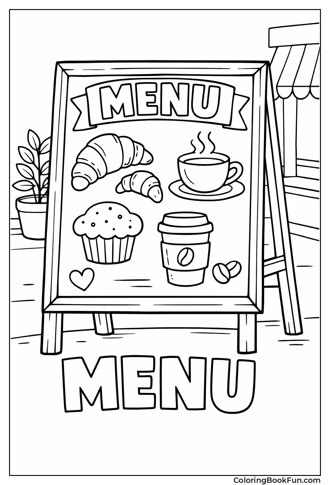 Bakery Chalkboard Menu