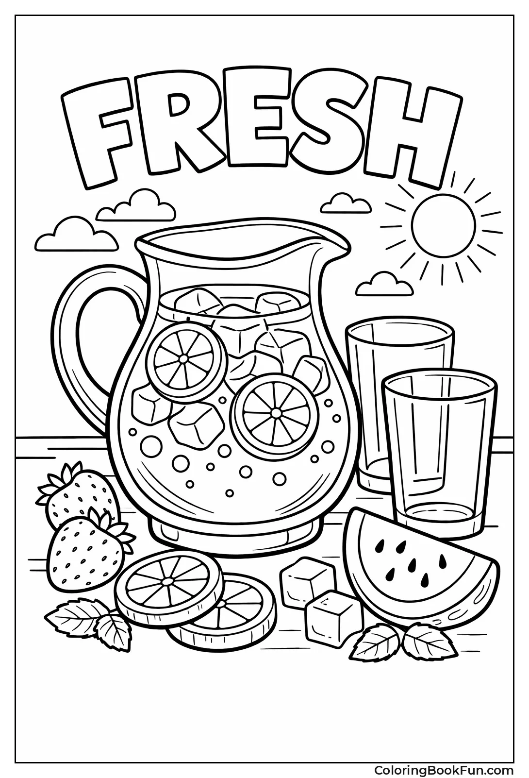 Lemonade Stand Pitcher