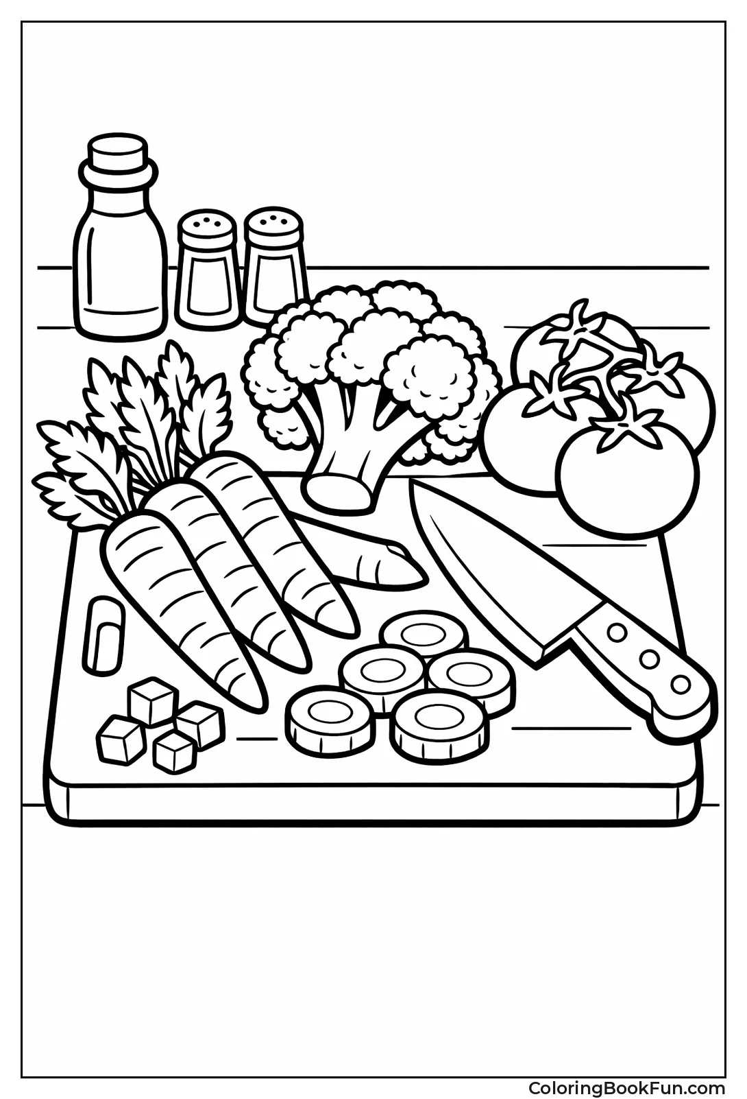 Fresh Veggies for Chopping