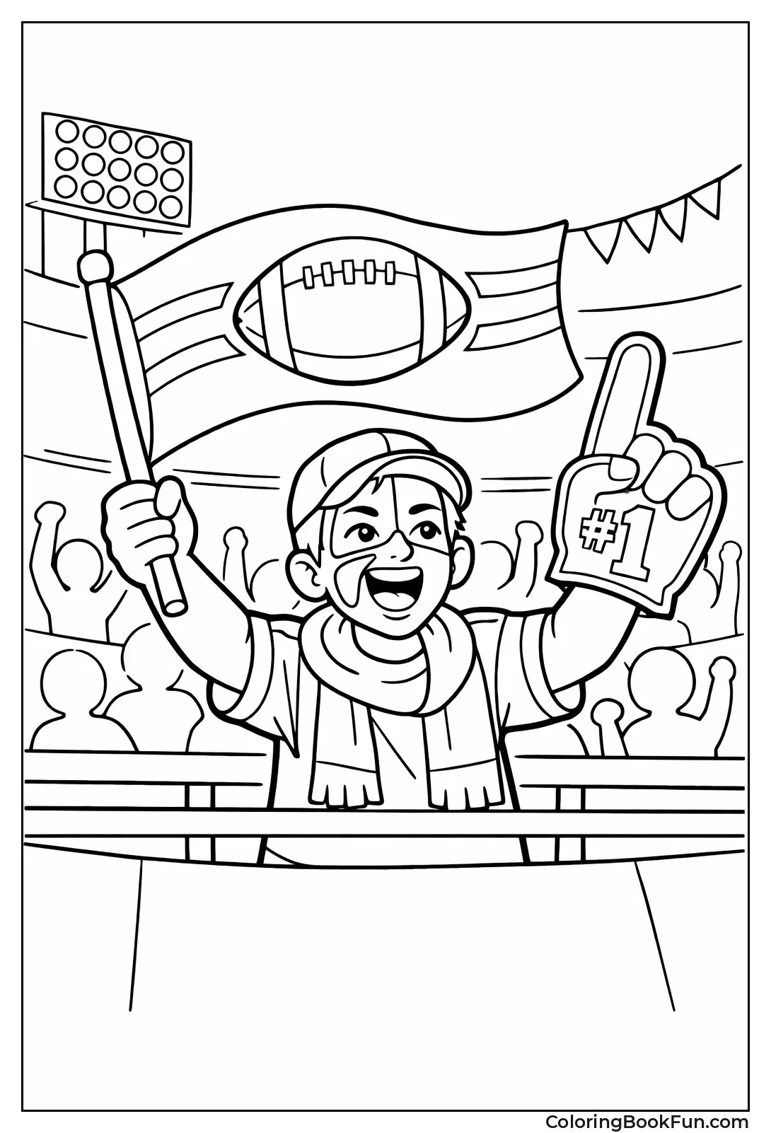 Fan Waves Big Team Banner