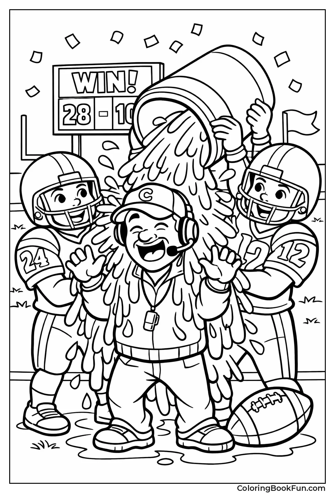 Gatorade Dumps on Coach