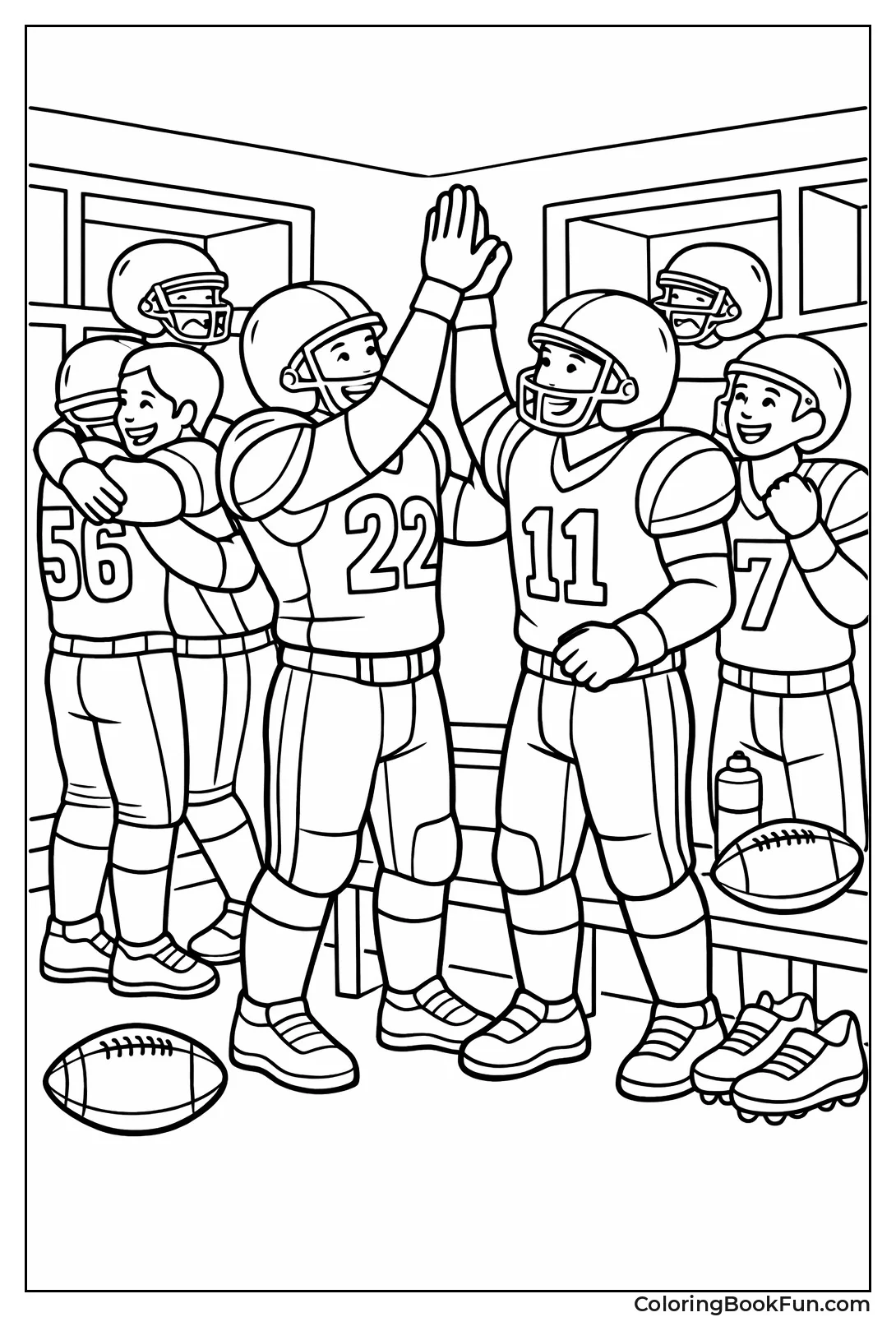 Team Celebrates Big Win