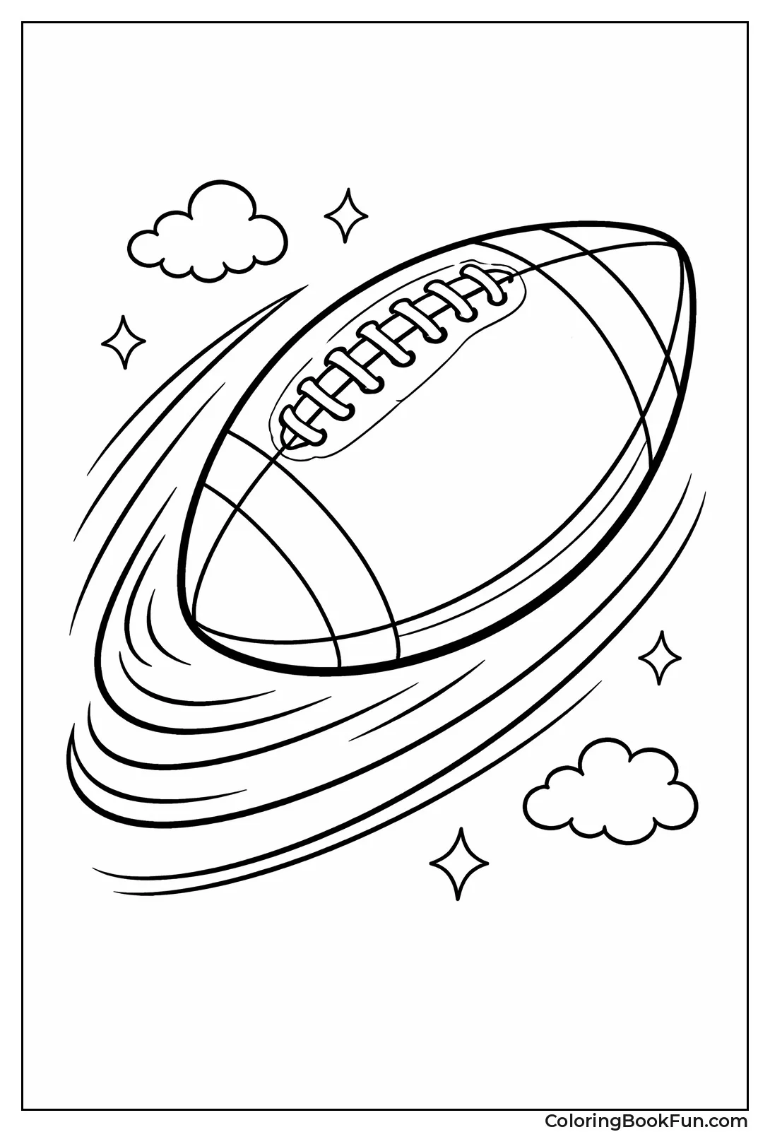 Football Spirals through Air