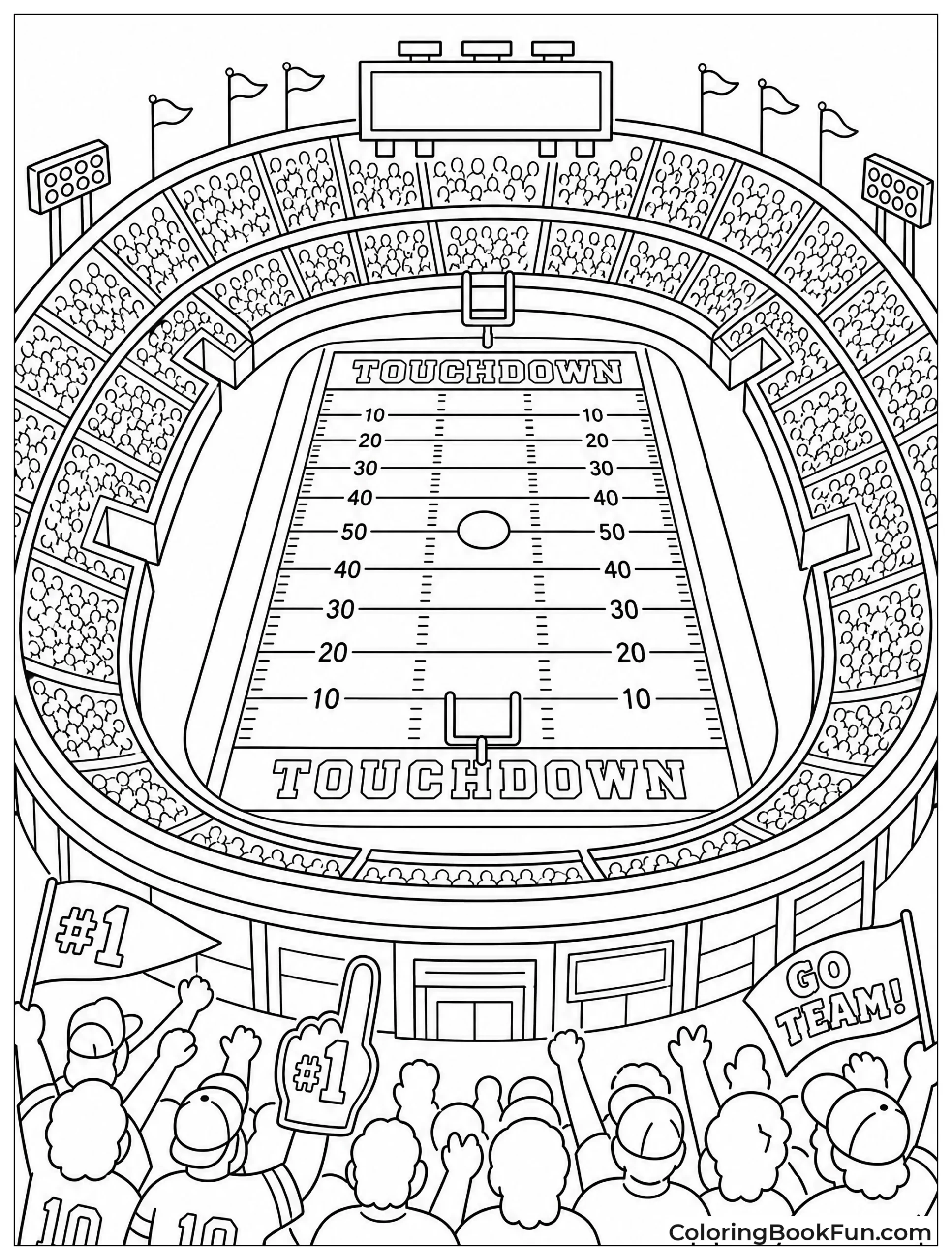 Aerial View of Stadium