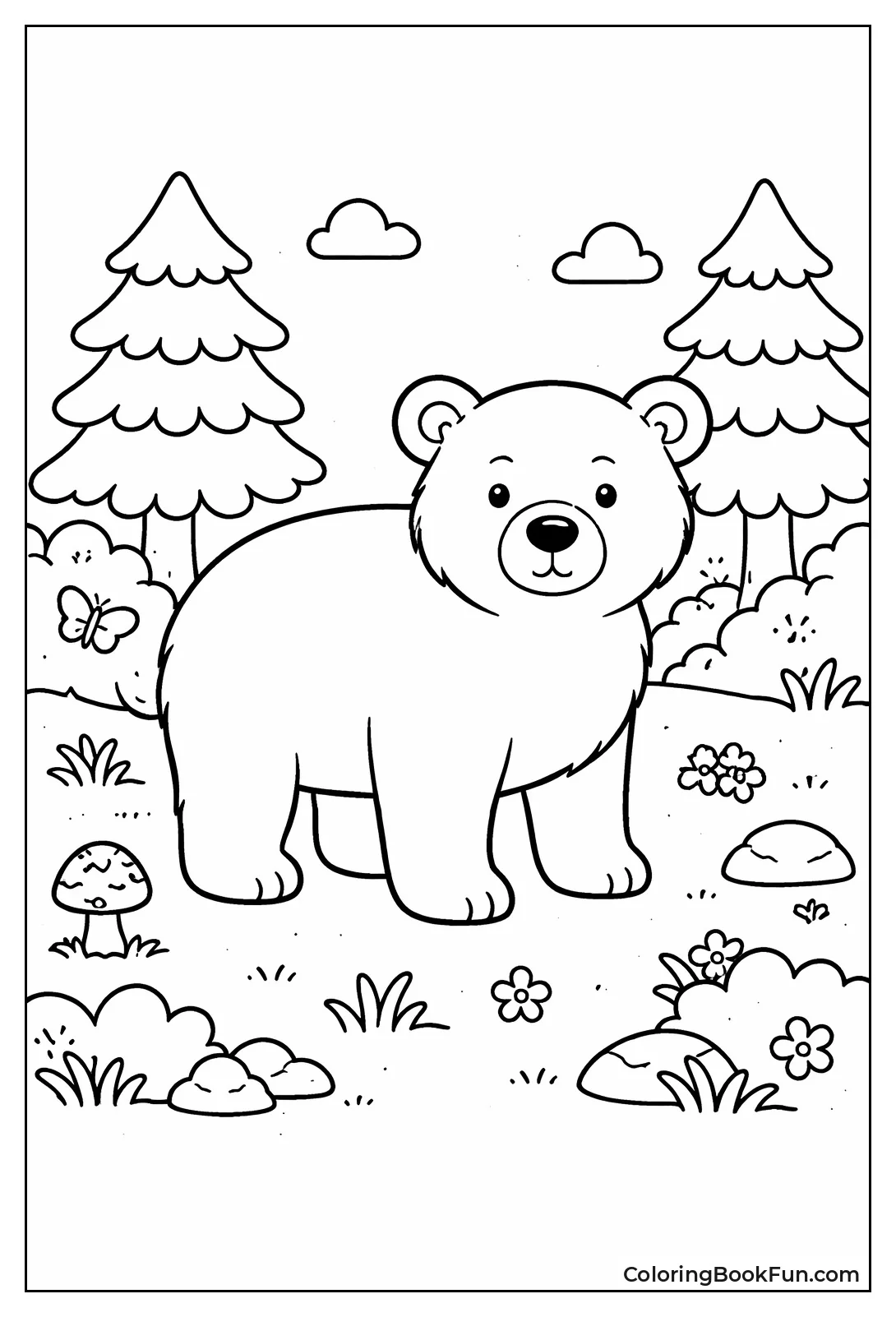 Bear Standing on All Fours