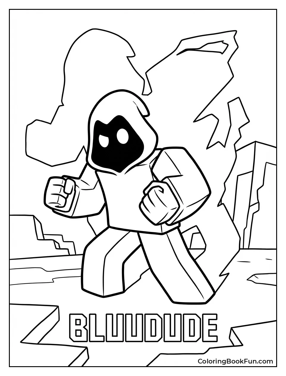 Bluudude Lurks with Menacing Shadows