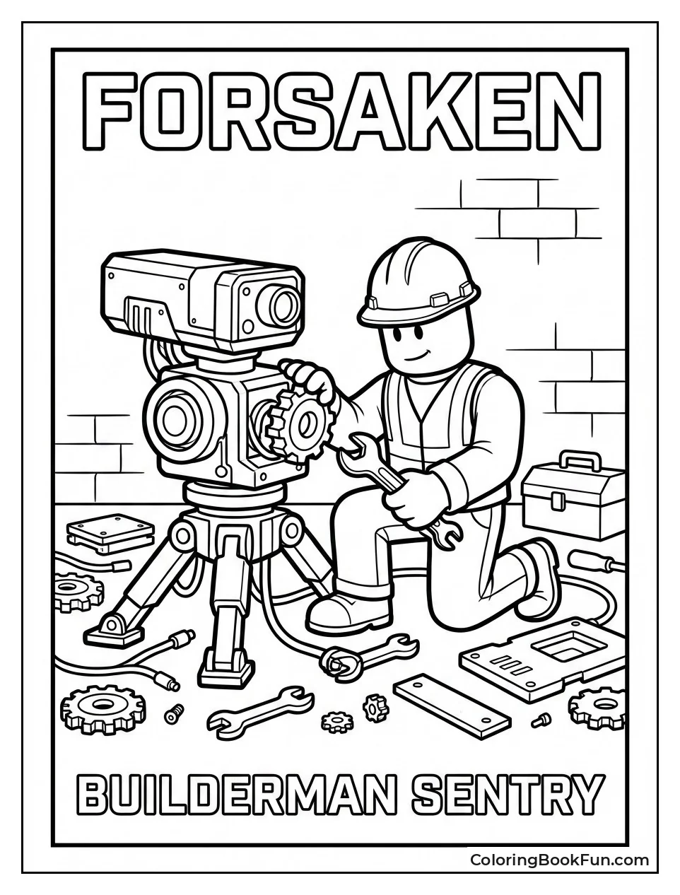 Builderman Builds Sentry Turret