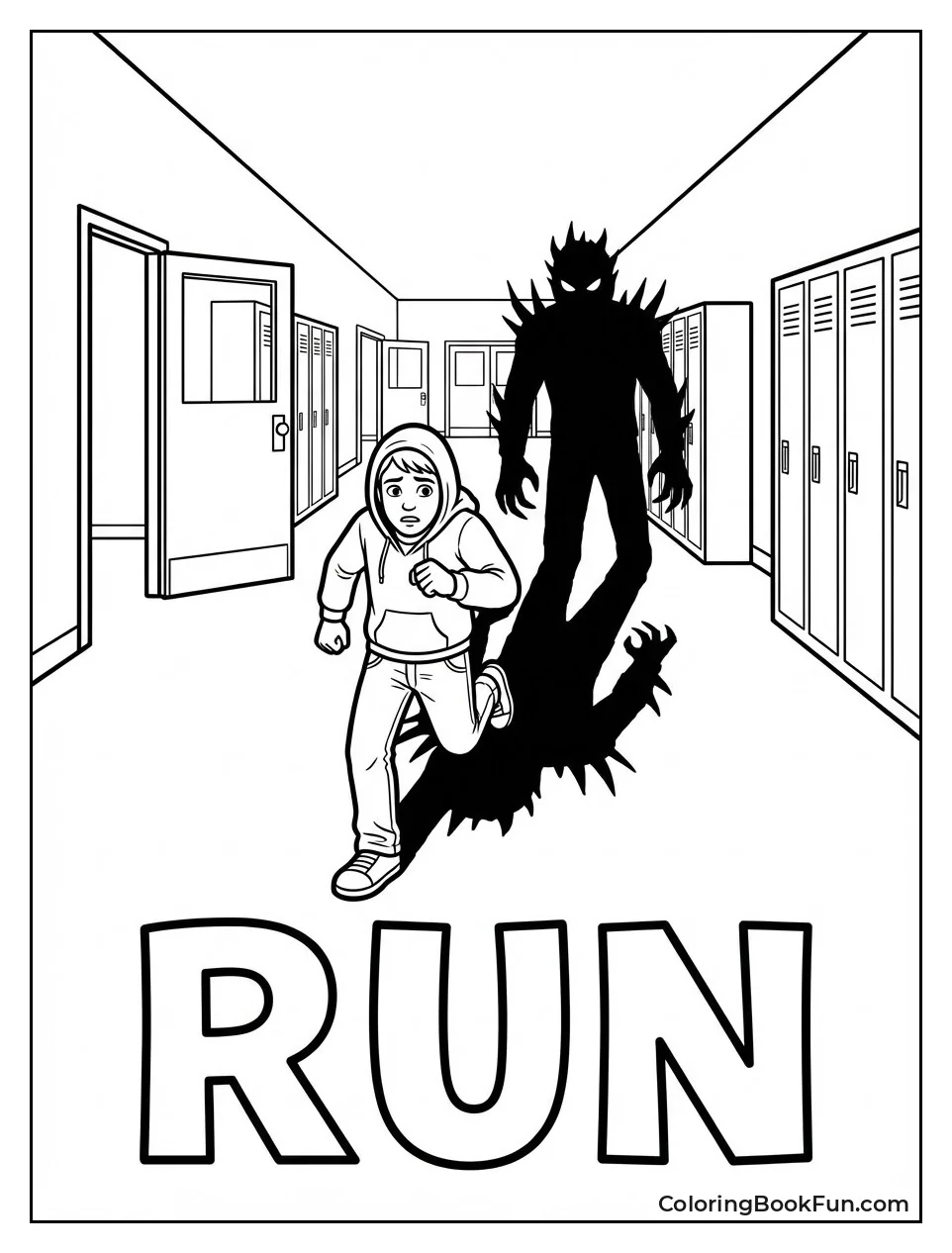 Survivor Flees Killer Shadow