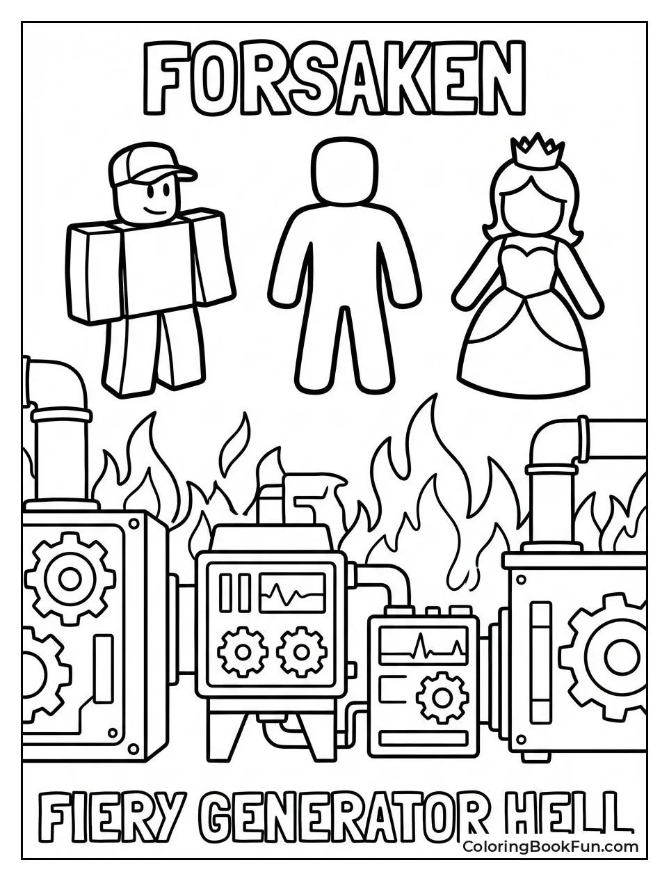 Fiery Hell Generator Map