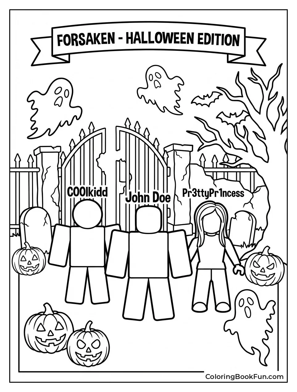 Yorick Halloween with Pumpkins