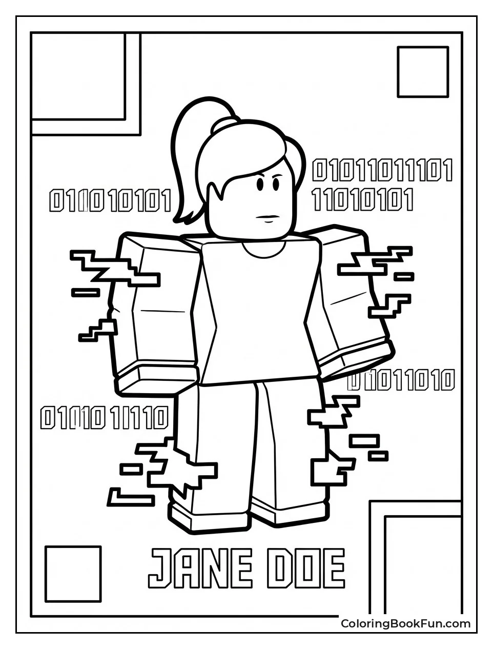 Jane Doe Glitches Wildly