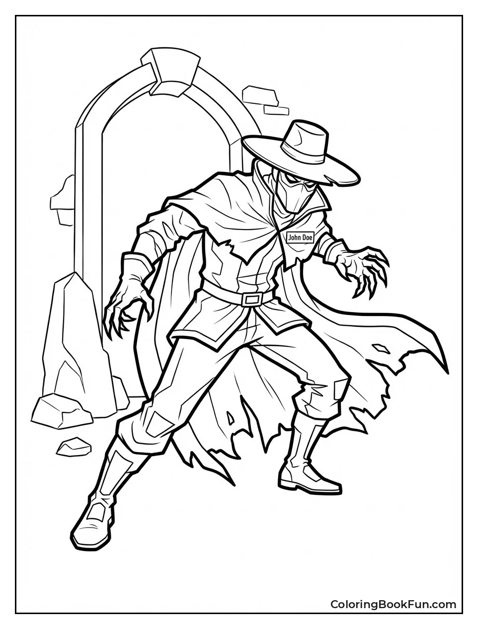 John Doe Slashes with Claws