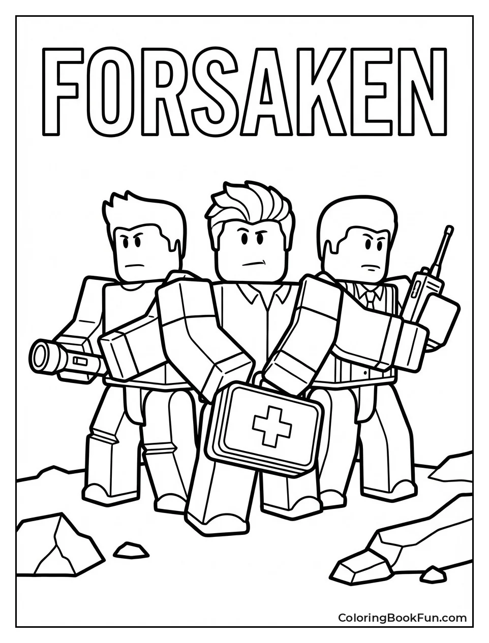 Survivors Stand Back to Back