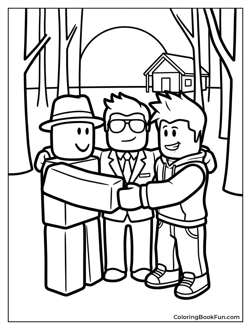 Survivors Huddle for Safety