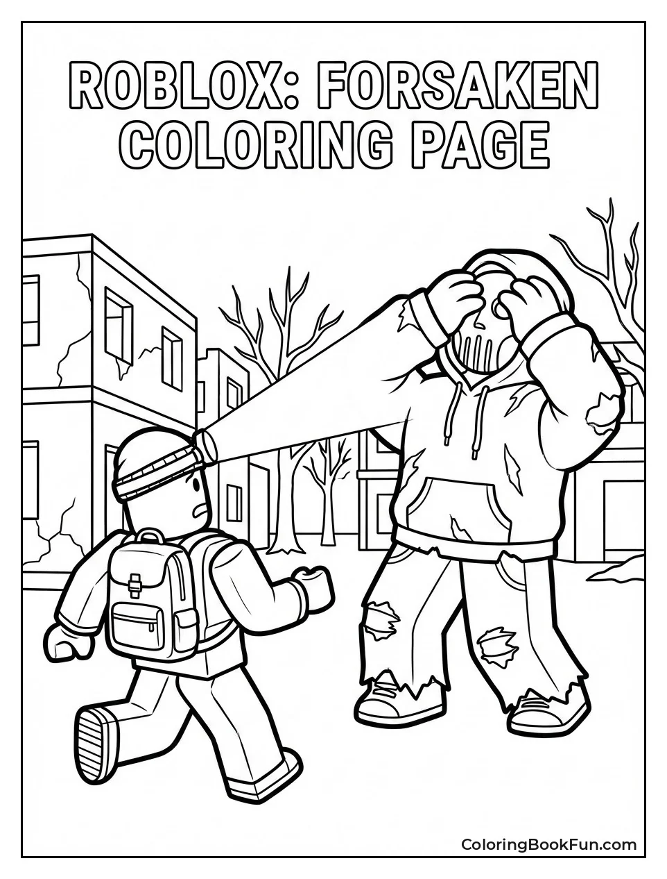 Flashlight Blinds Angry Killer