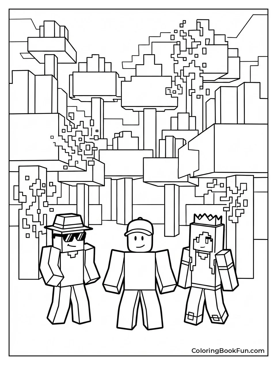 Glitched Trees in Forest