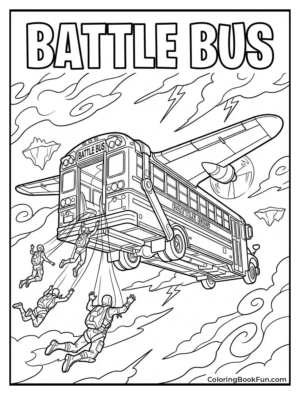 Battle Bus Drops Players