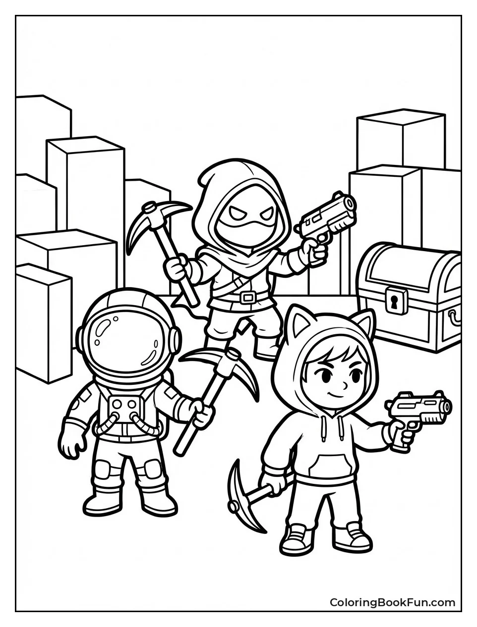 Fortnite Characters with Cool Weapons