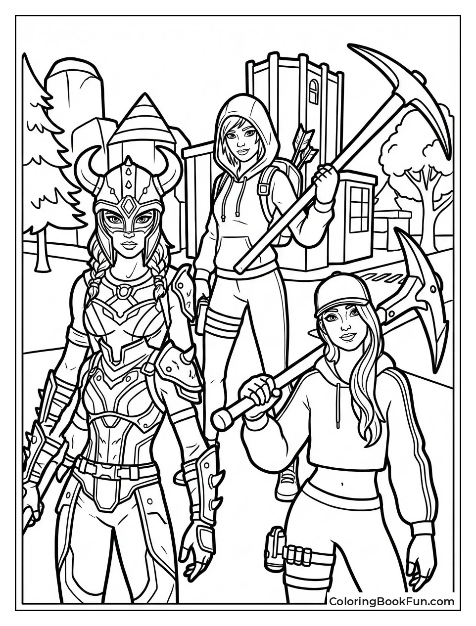 Stylish Girl Skins with Outfits