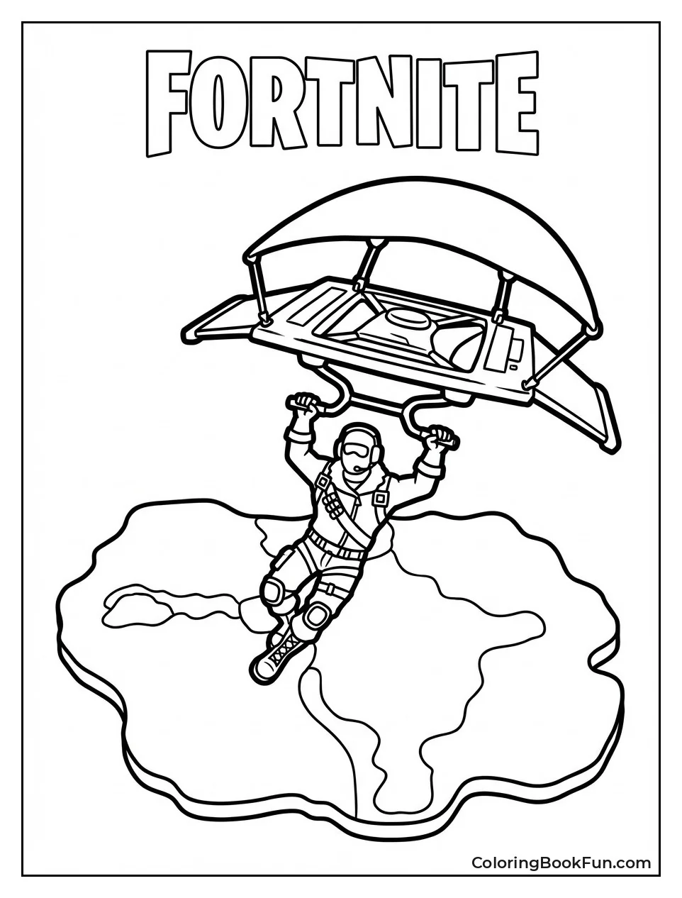 Glider Lands on Island