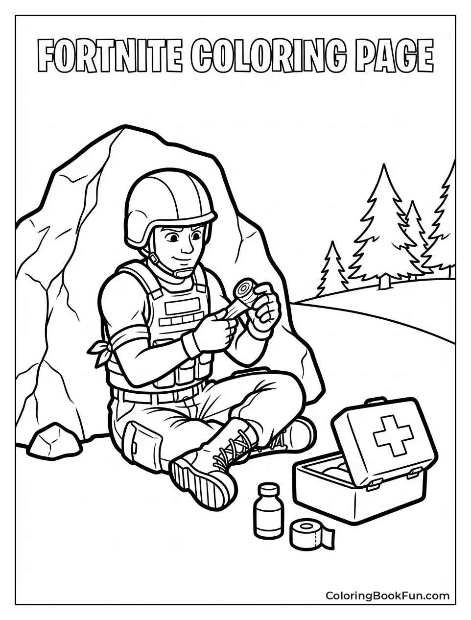 Healing Behind Rock with Kit