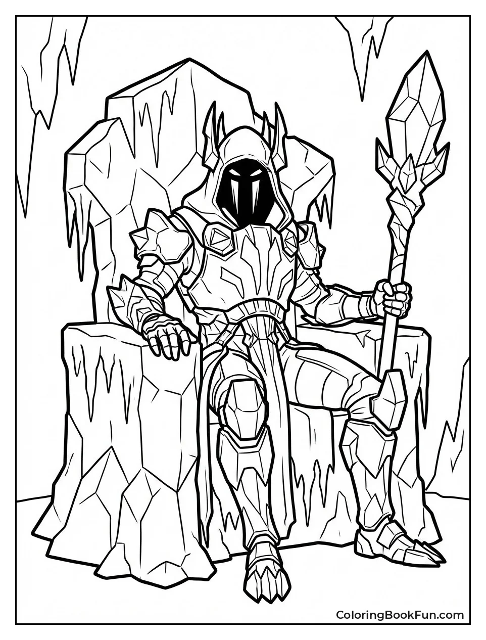 Ice King on Throne