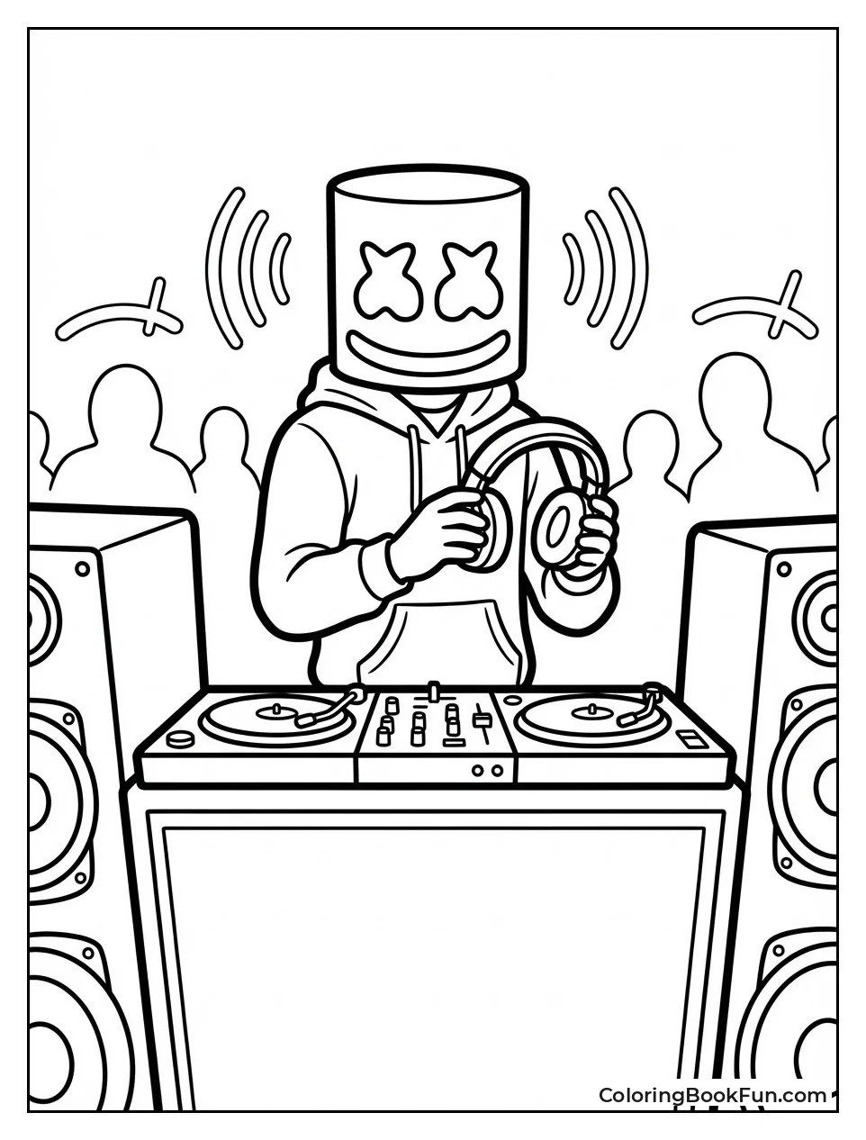 Marshmello at DJ Booth