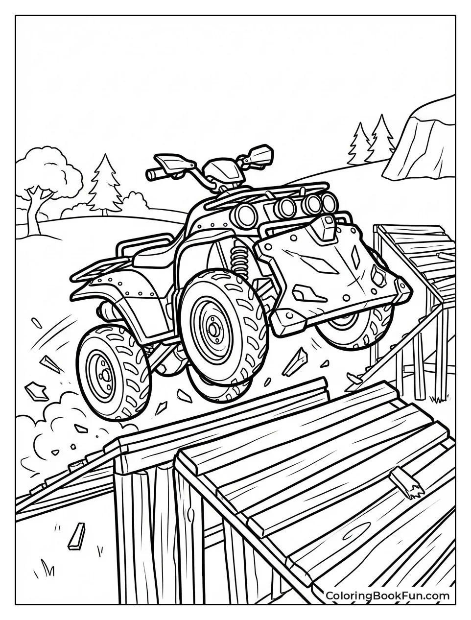 Quadcrasher Smashes Ramps