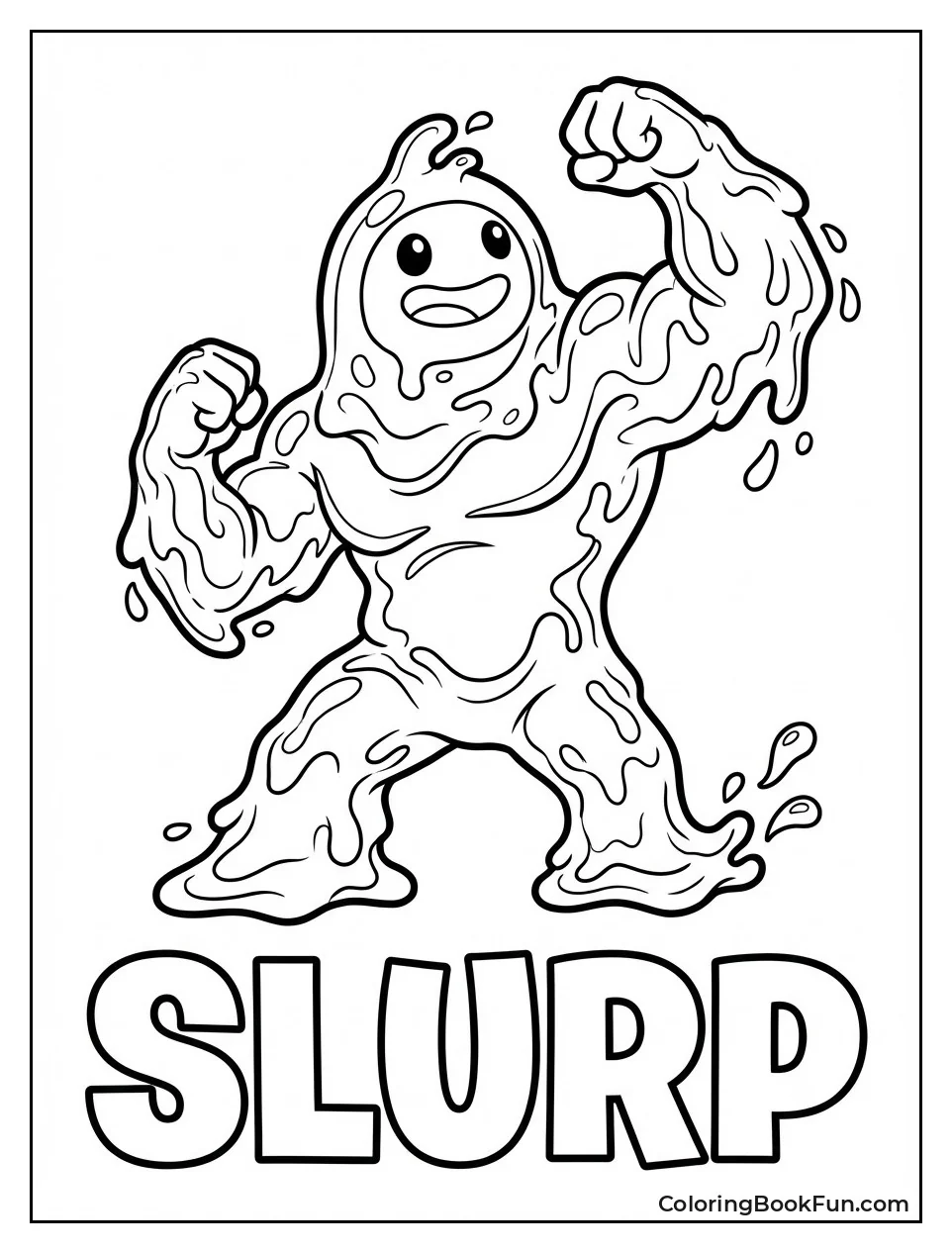 Rippley Poses as Slurp Monster