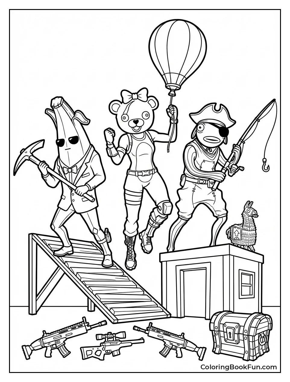 Popular Fortnite Skins with Gear