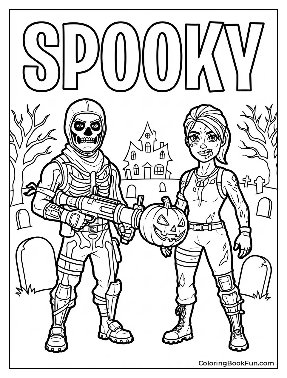 Pumpkins and Spooky Costumes