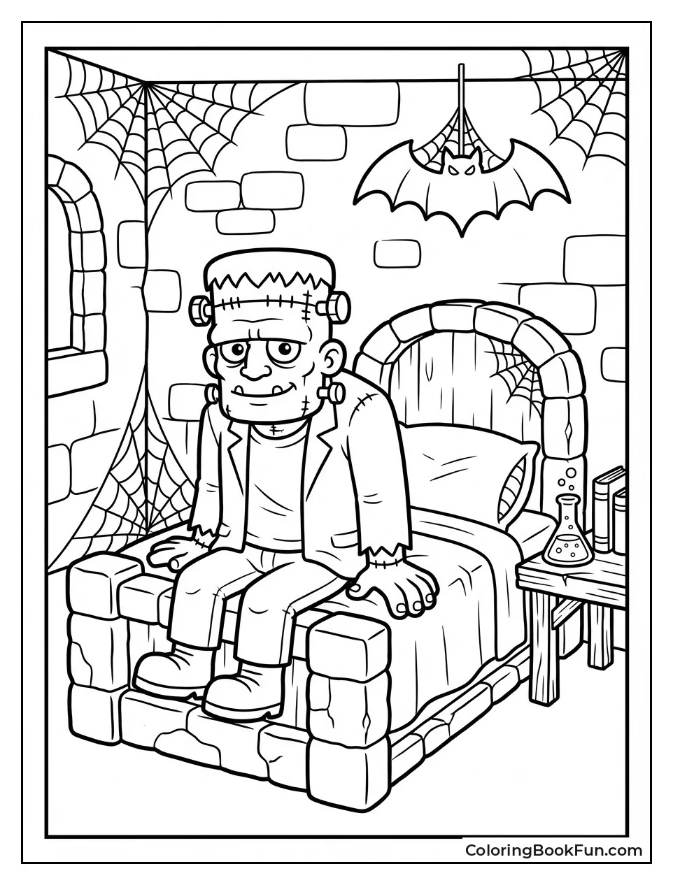 Frankies Cobweb Bedroom