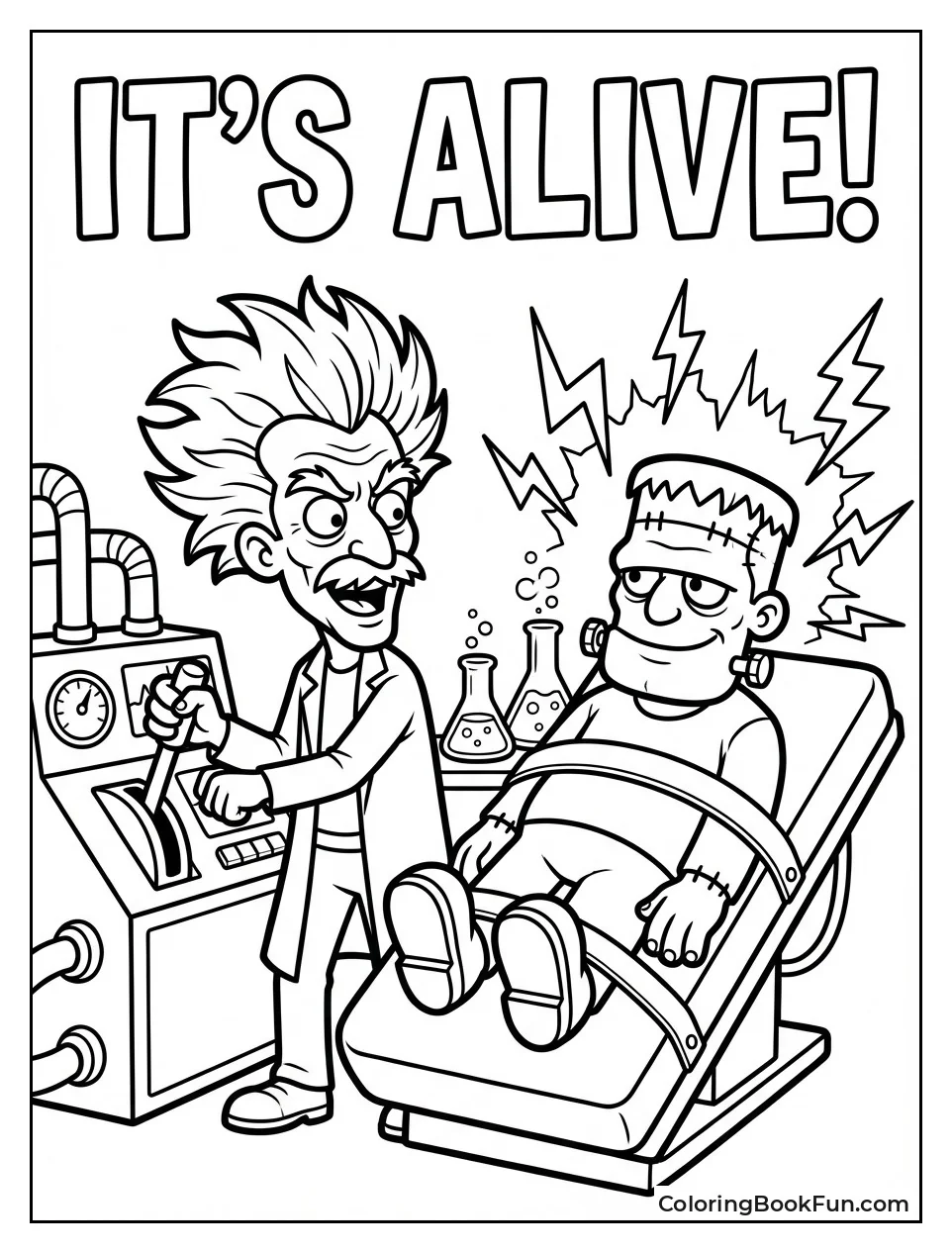 Doctor Pulls Lightning Switch