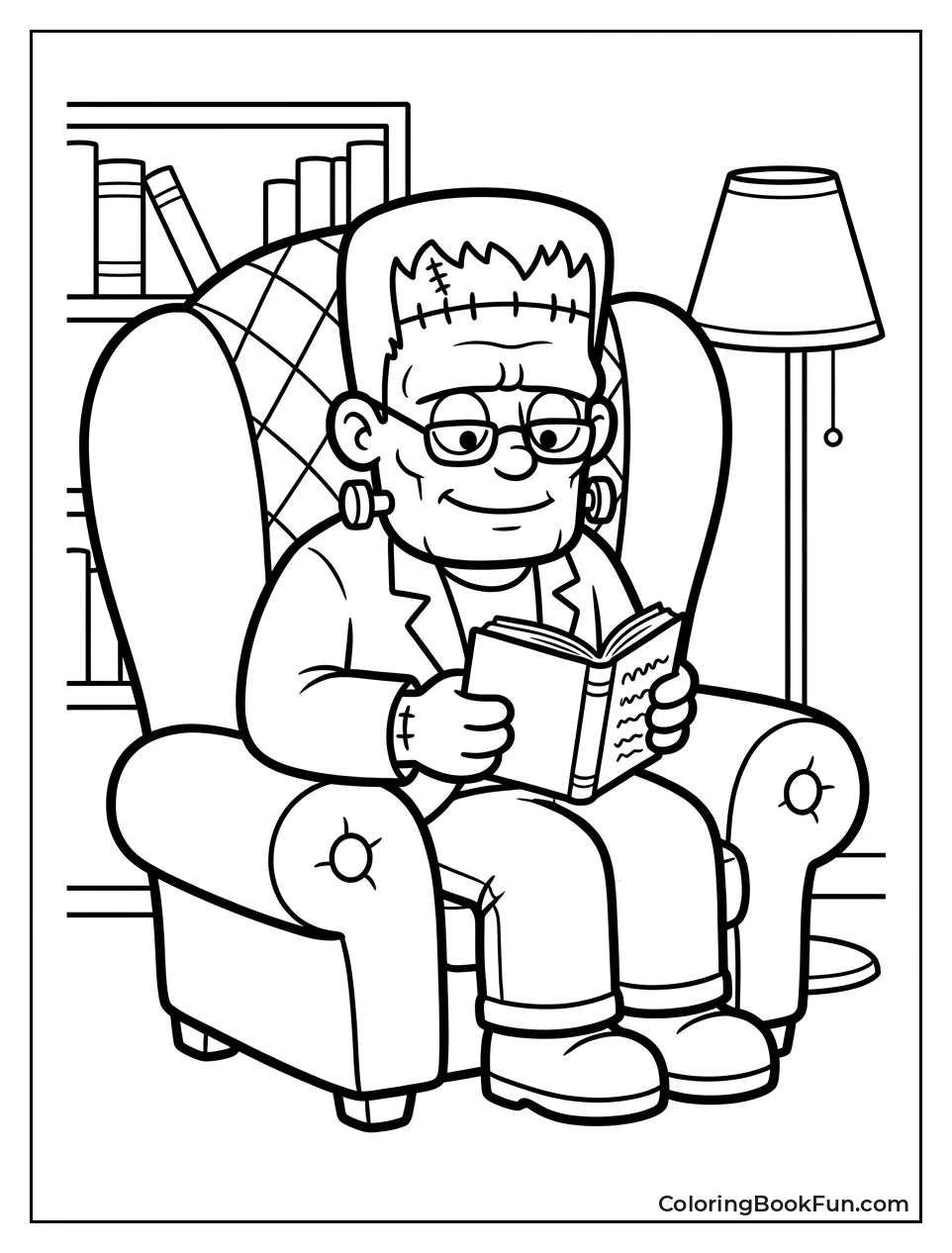 Monster Reads Big Book