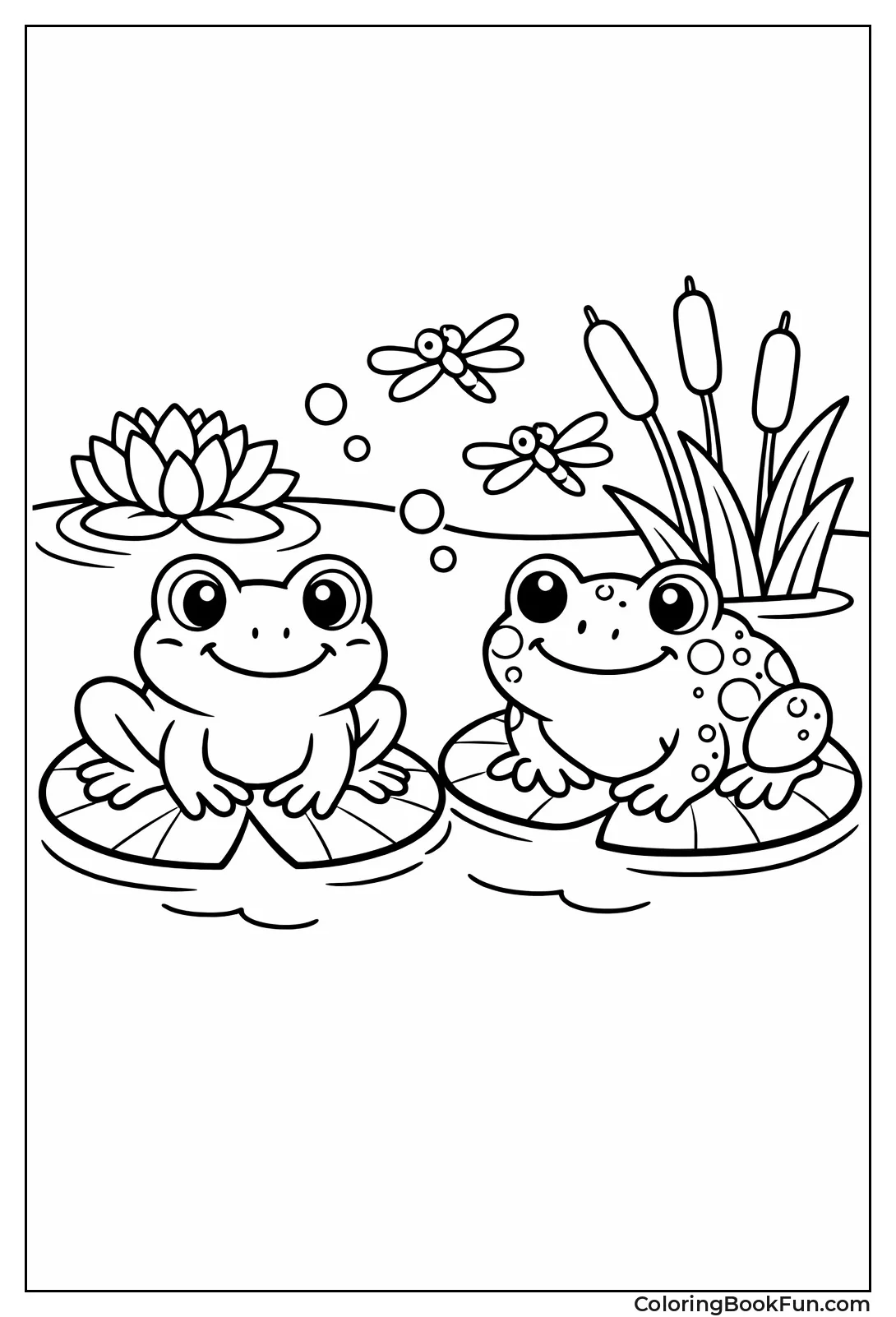 Frog and Toad on Pads