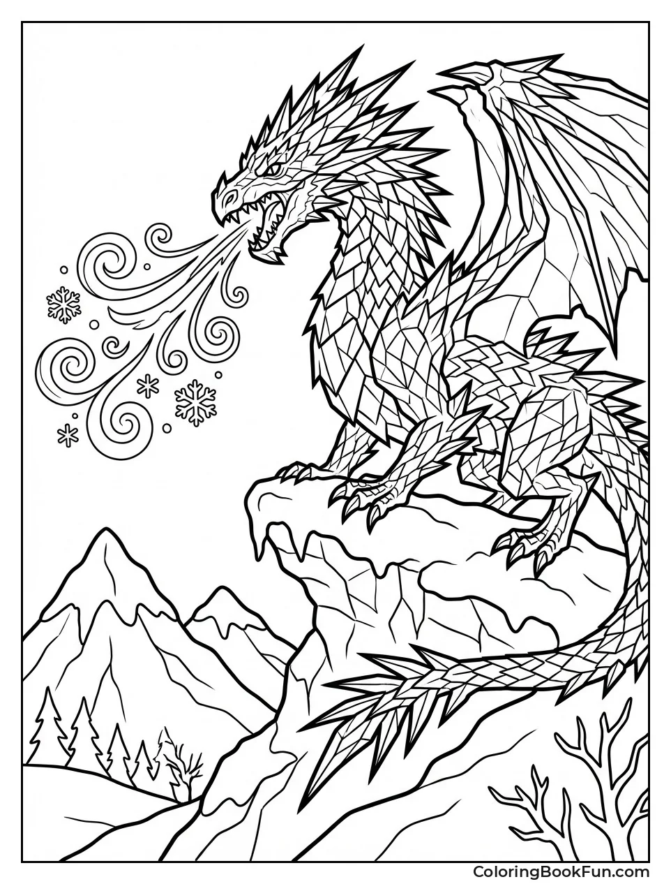 Ice Dragon Breathing Frost