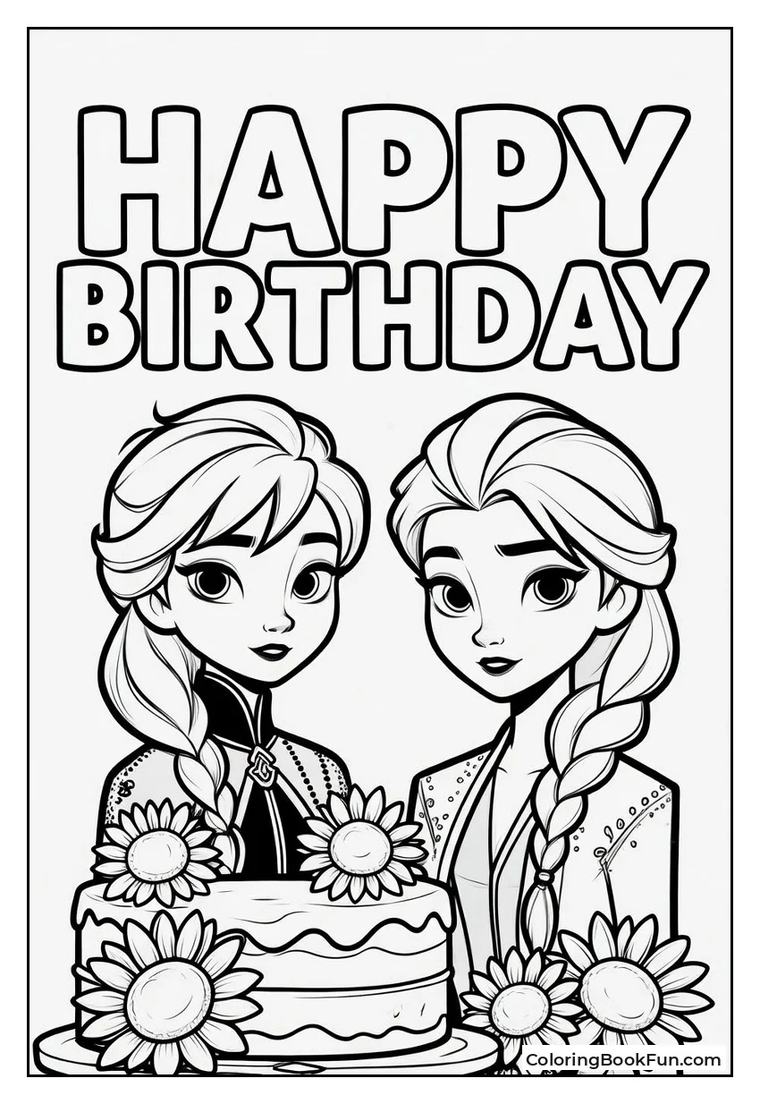 Anna Sees Surprise Cake