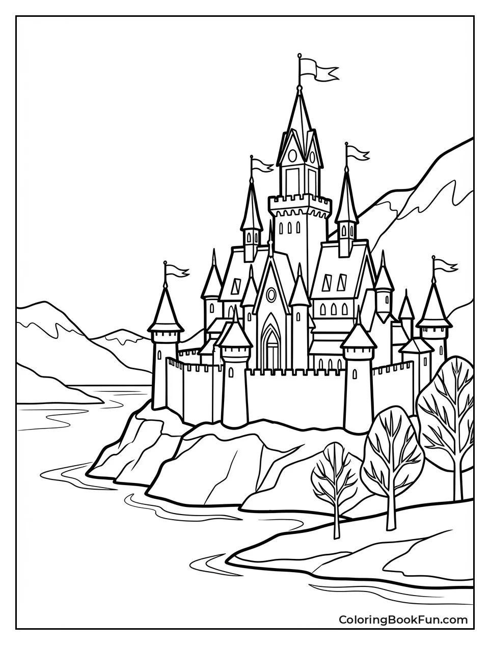 Arendelle Castle Towers Rise