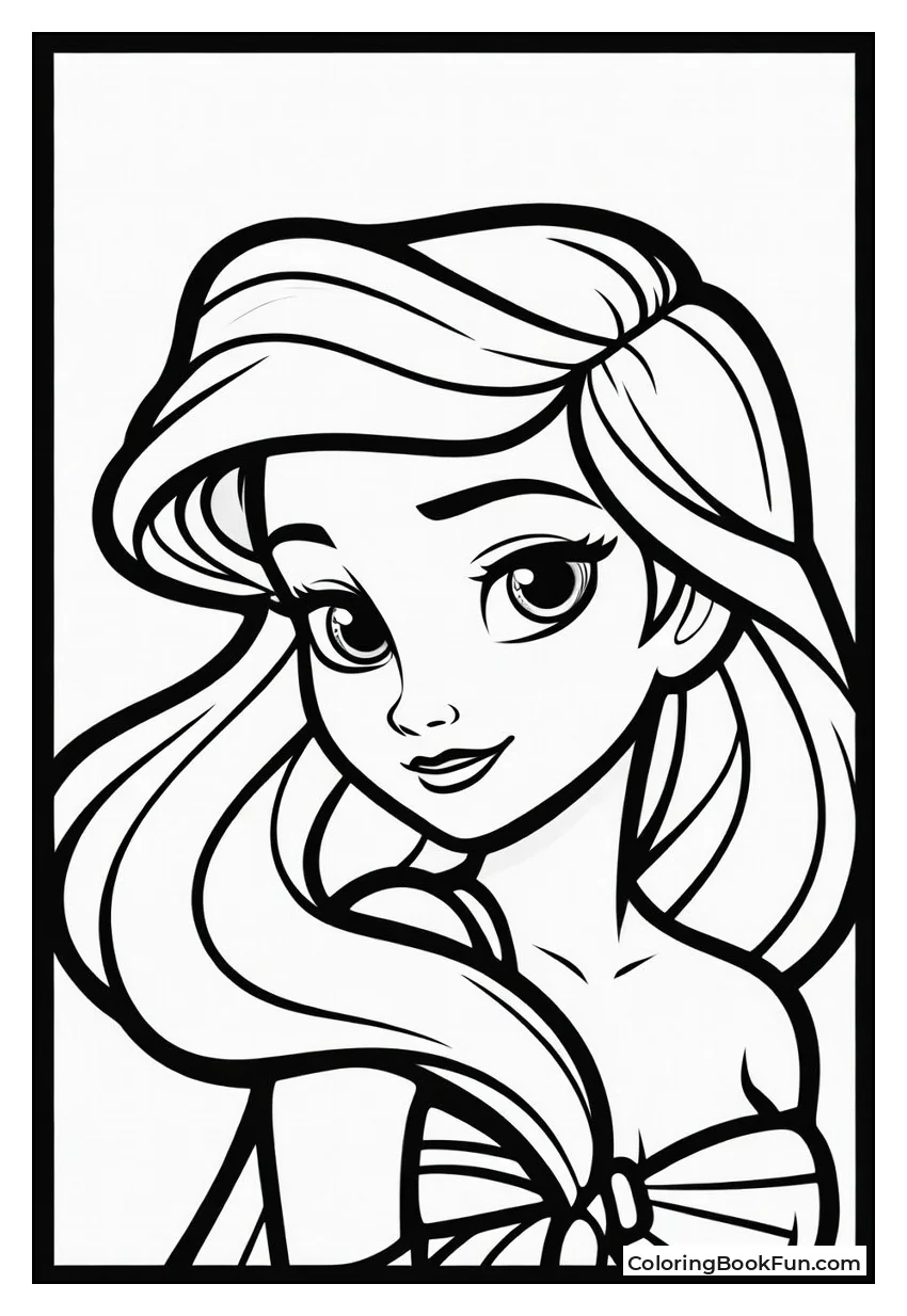 Ariel Meets Elsa and Anna