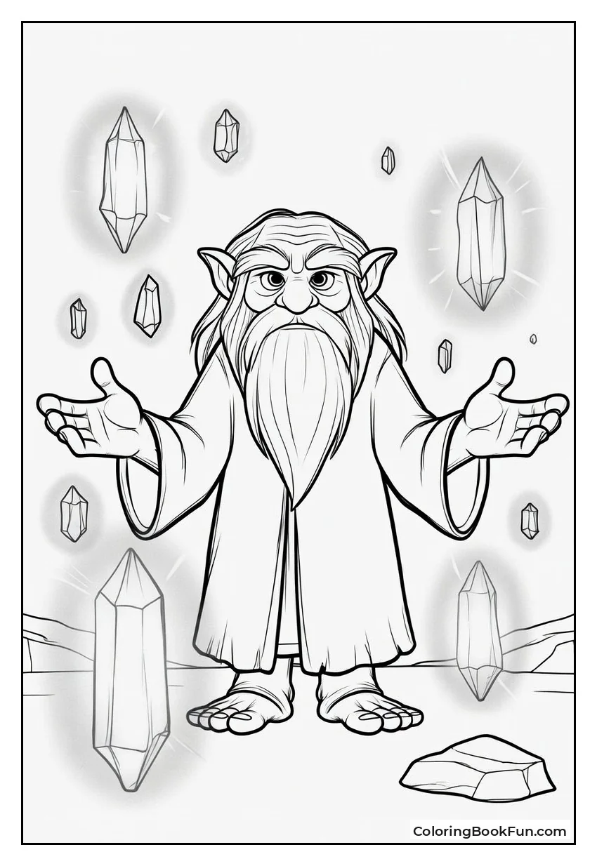 Grand Pabbie Creates Magic Vision